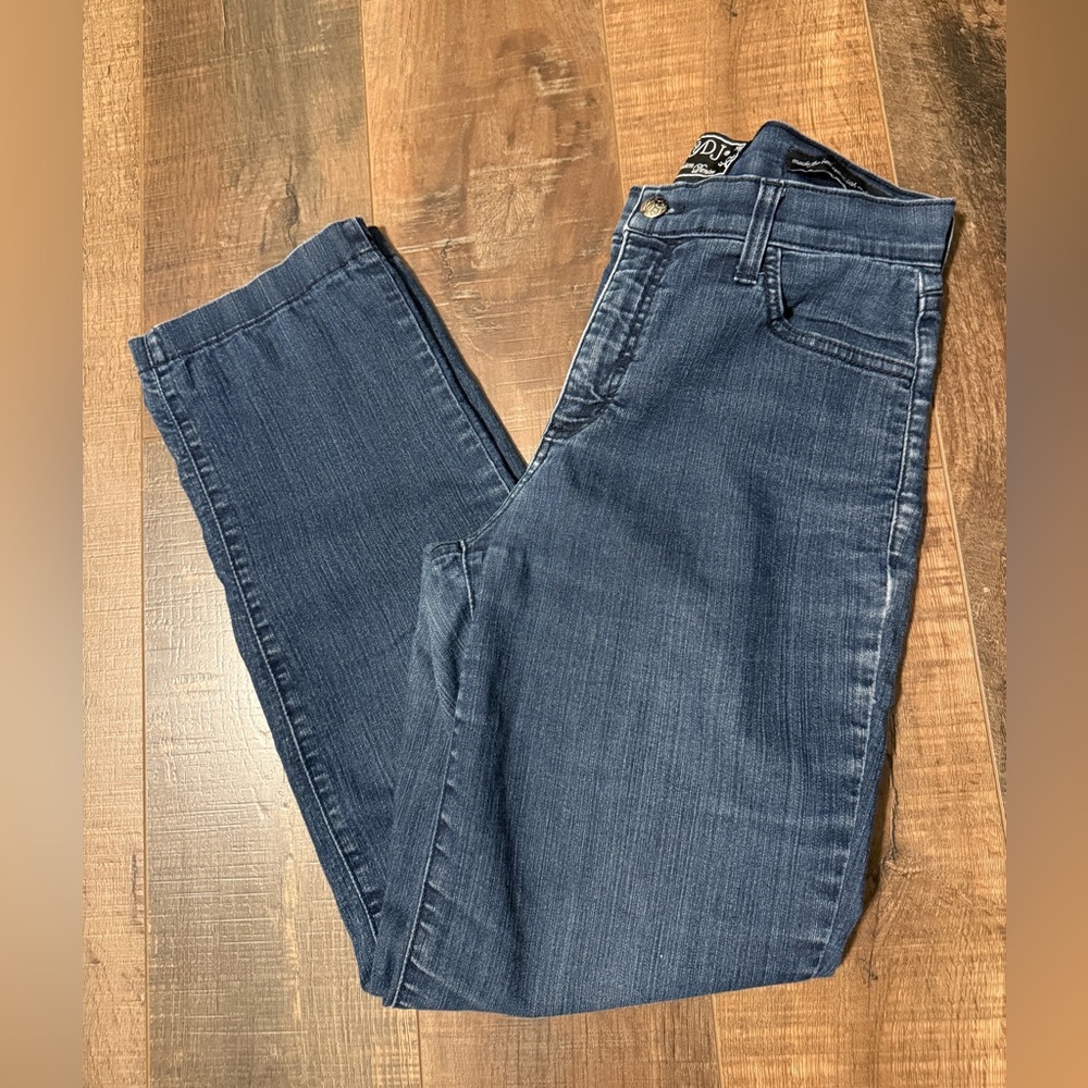 NYDJ Women's Straight‎ Leg Jeans - Dark Blue